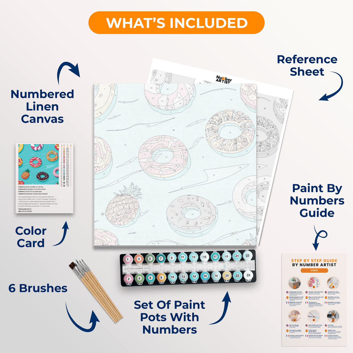 Lazy River - Number Artist Paint by Numbers Kits