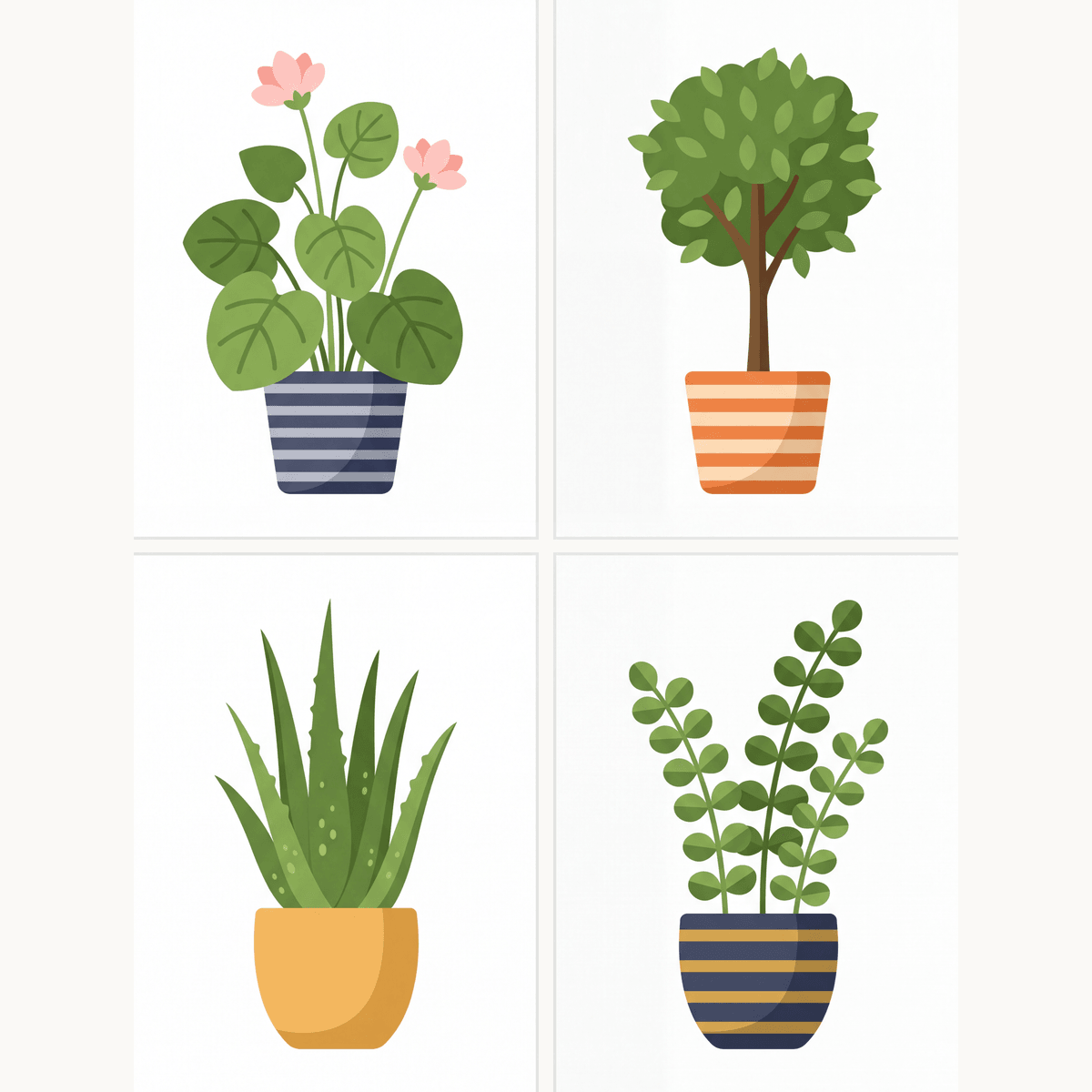 Minimal Greens - Number Artist Paint by Numbers Kits