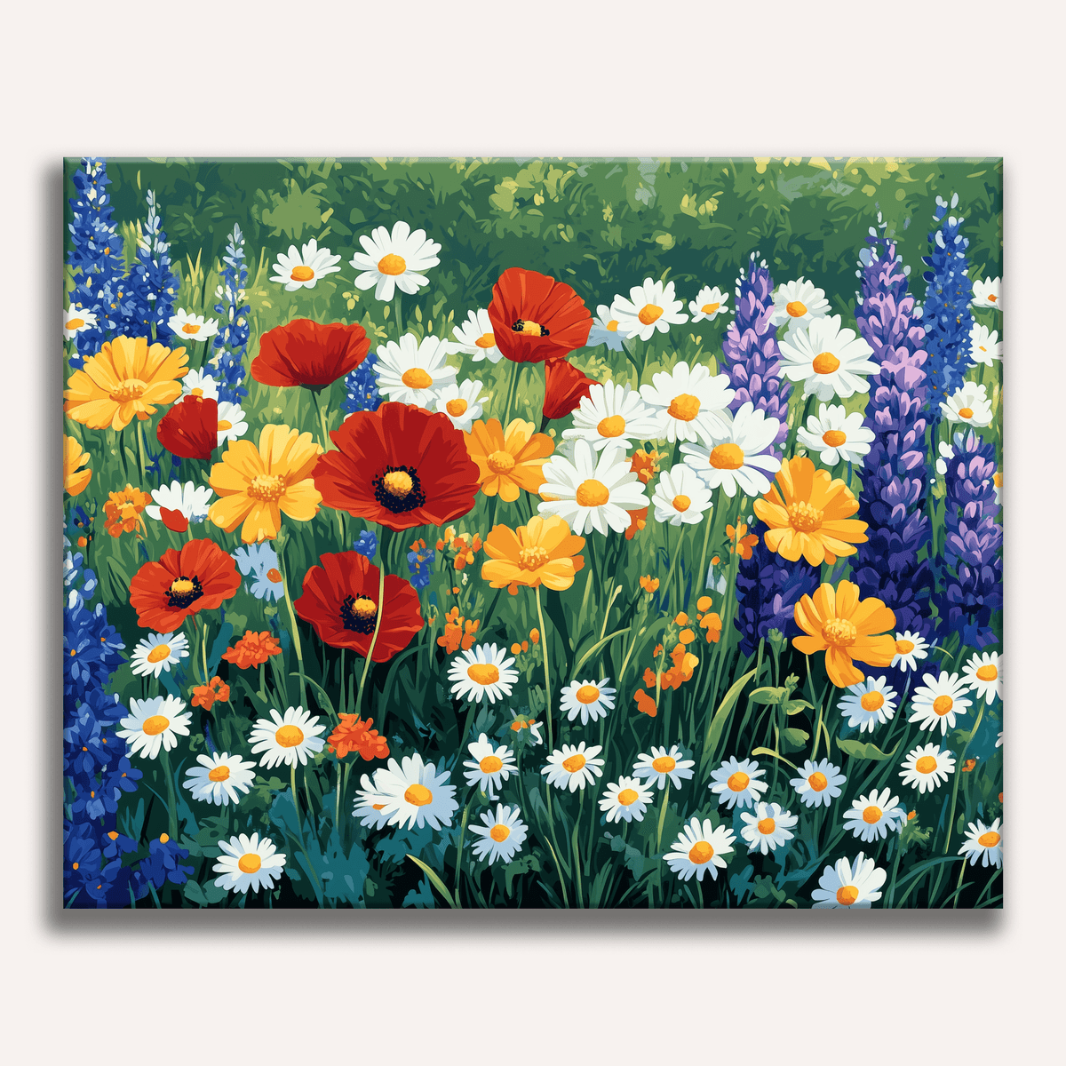 Mixed Blooms - Number Artist Paint by Numbers Kits