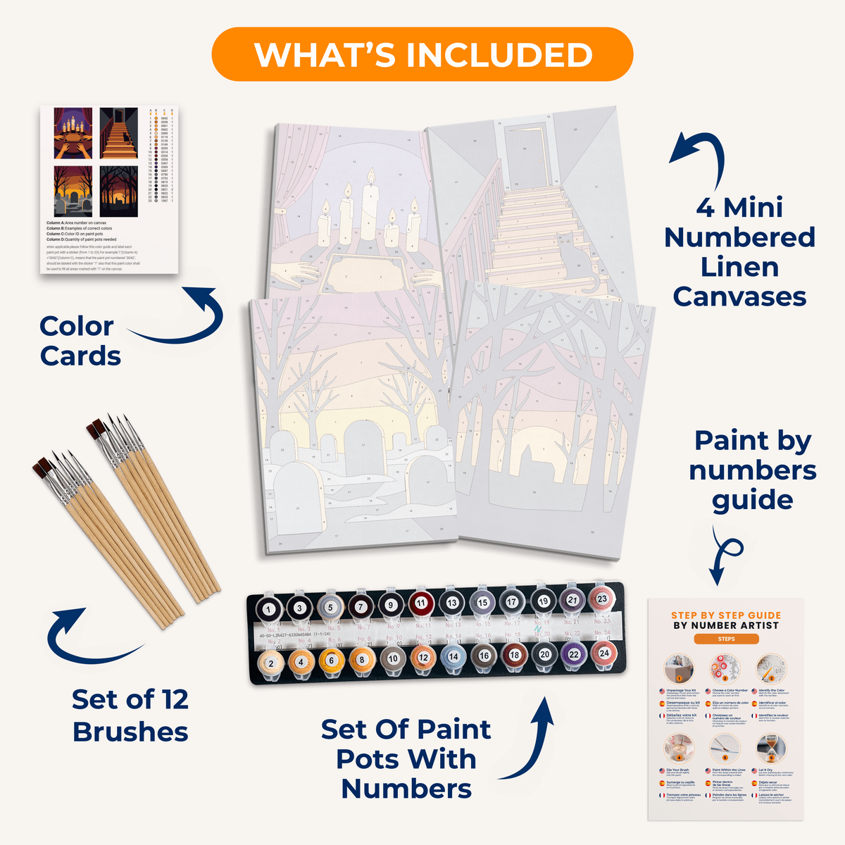 Spirit Night - Number Artist Paint by Numbers Kits