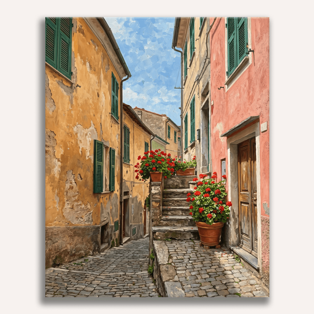 Cinque Terre Alley - Number Artist Paint by Numbers Kits