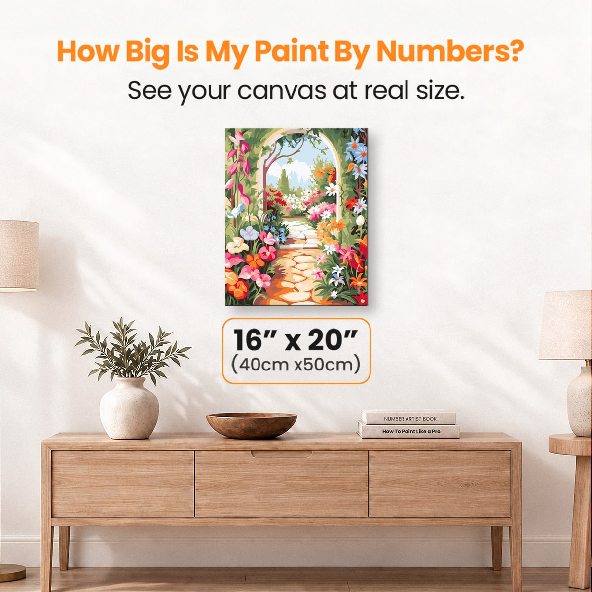 Garden Entrance - Number Artist Paint by Numbers Kits