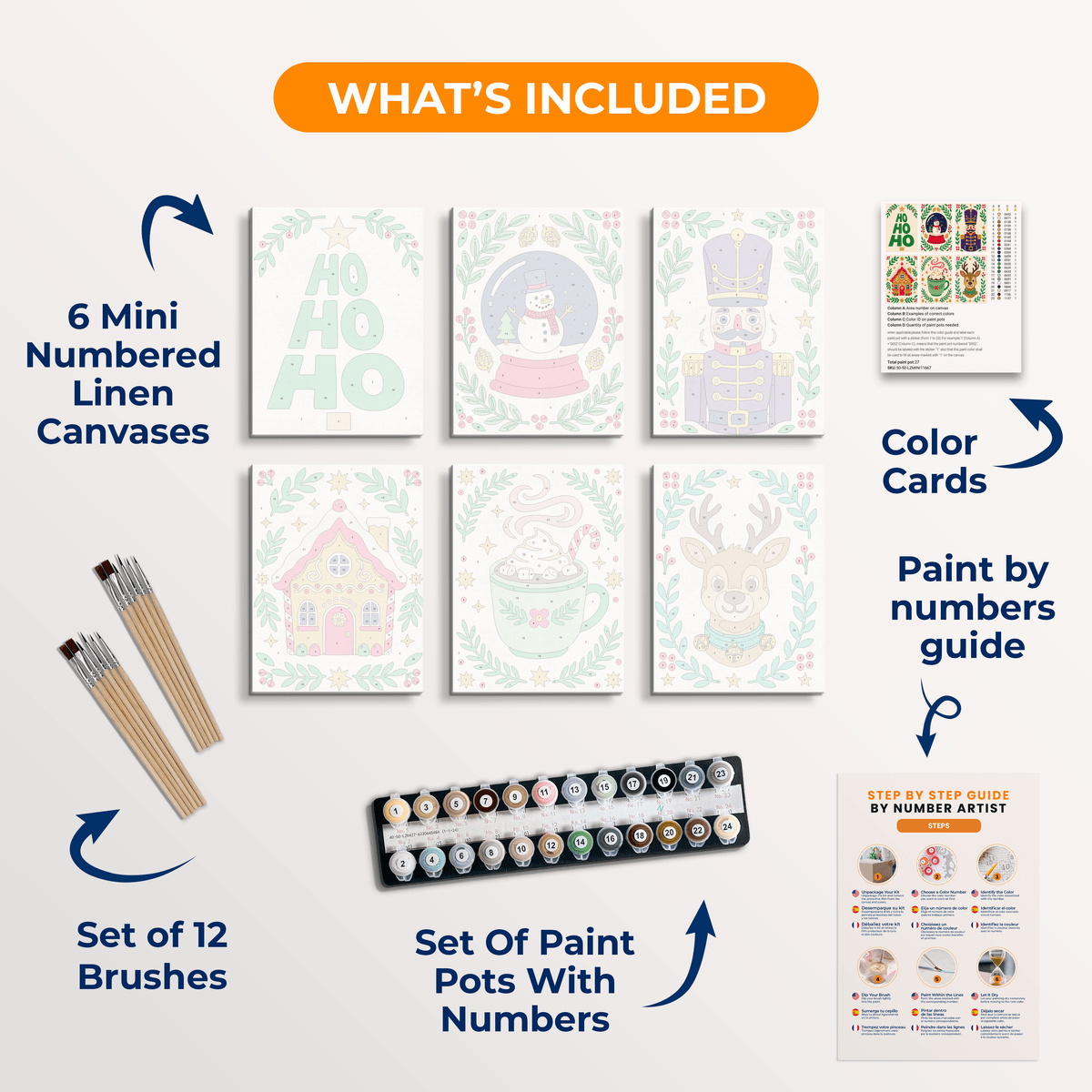 Ho Ho Ho - Number Artist Paint by Numbers Kits