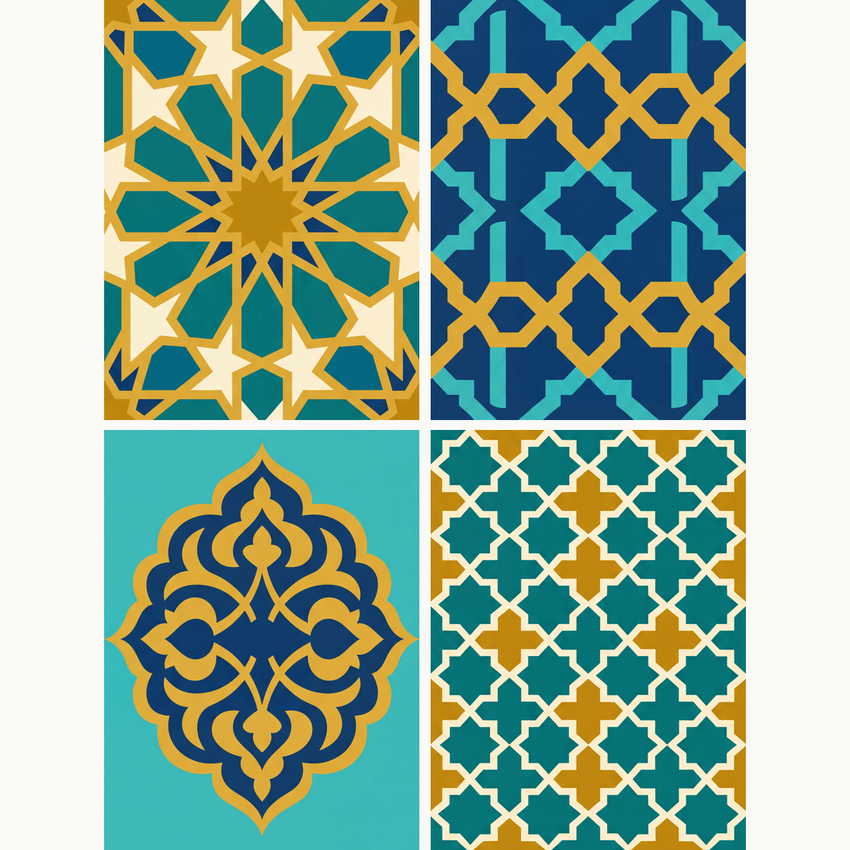 Islamic Geometry - Number Artist Paint by Numbers Kits