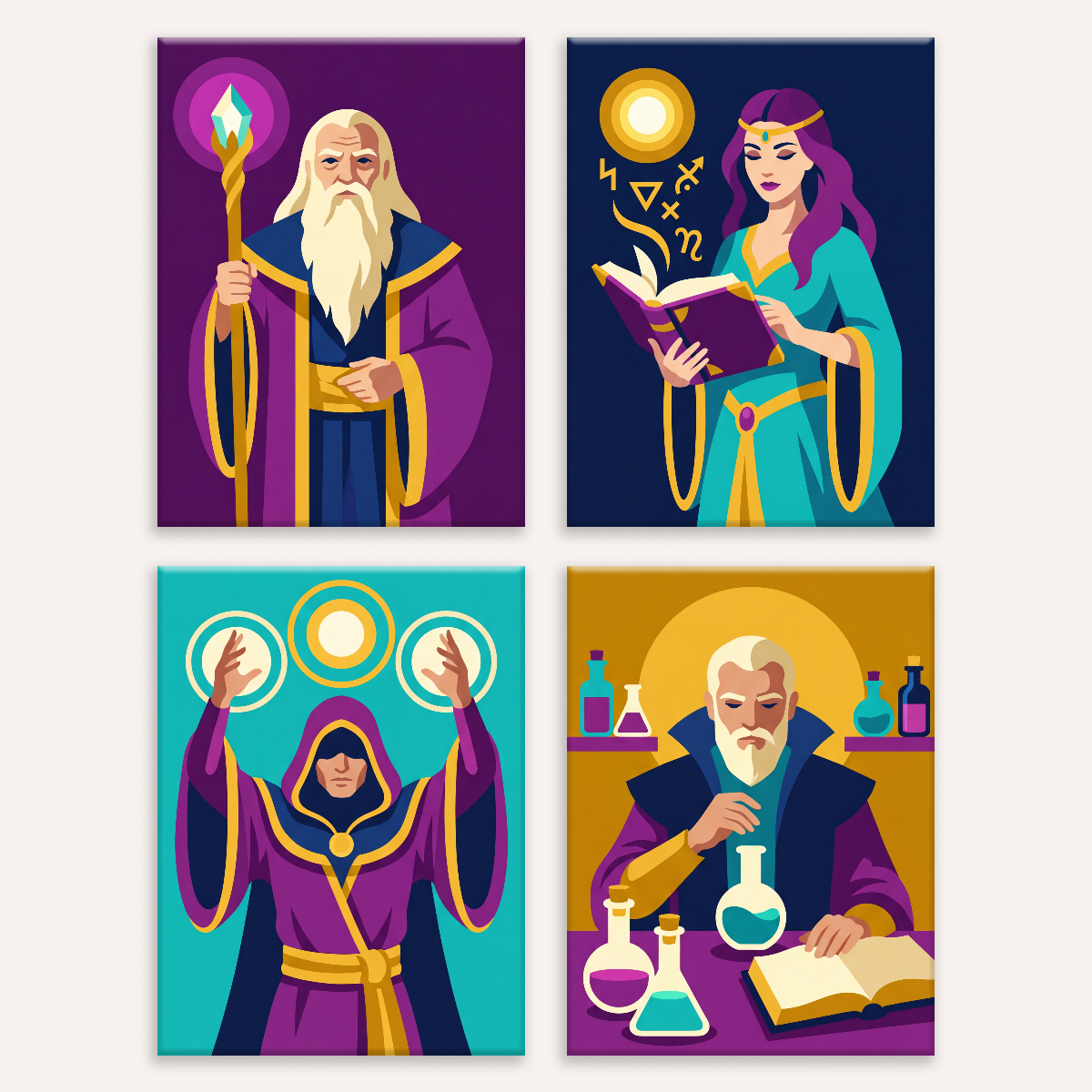 Shadow Wizards - Number Artist Paint by Numbers Kits