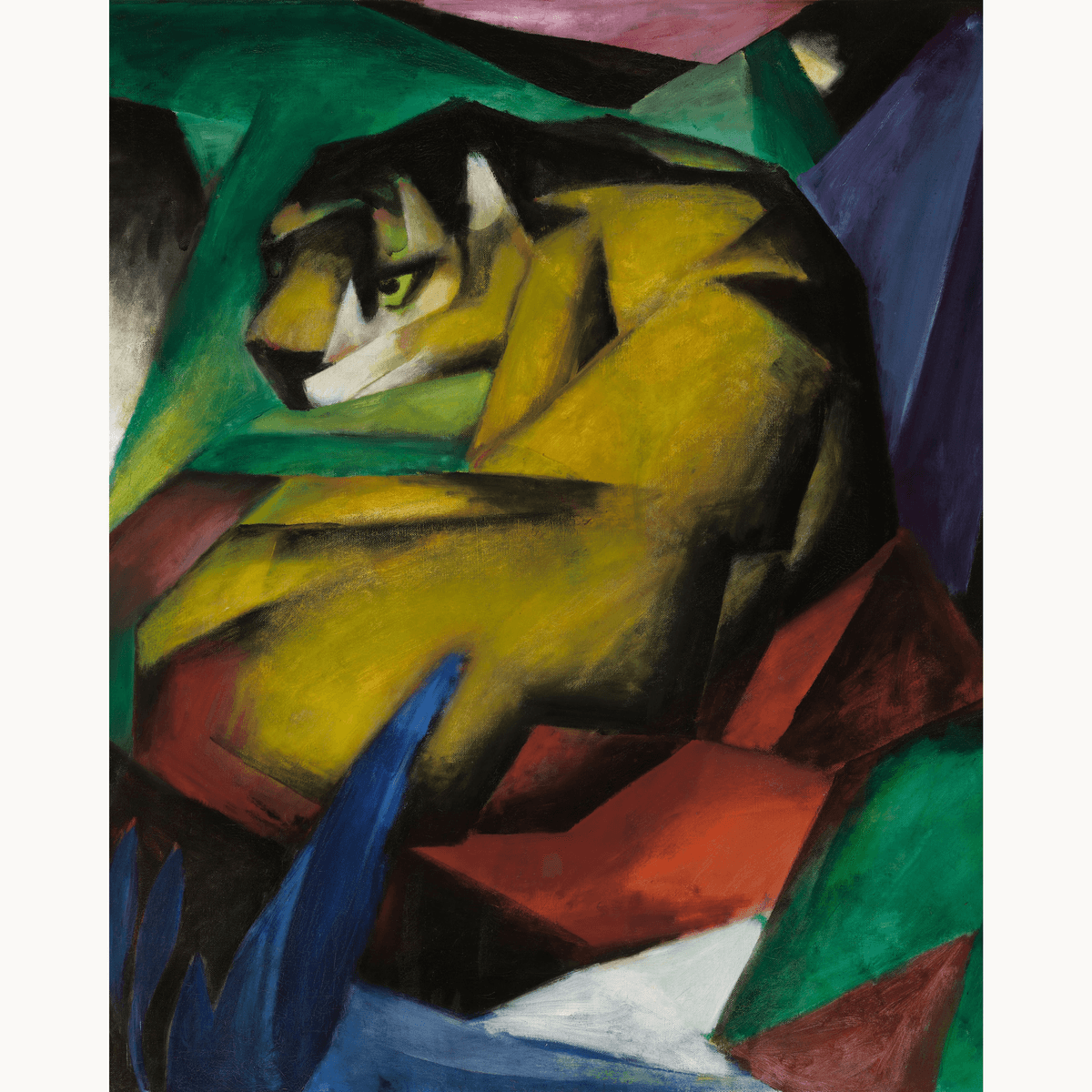 Tiger by Franz Marc - Number Artist Paint by Numbers Kits