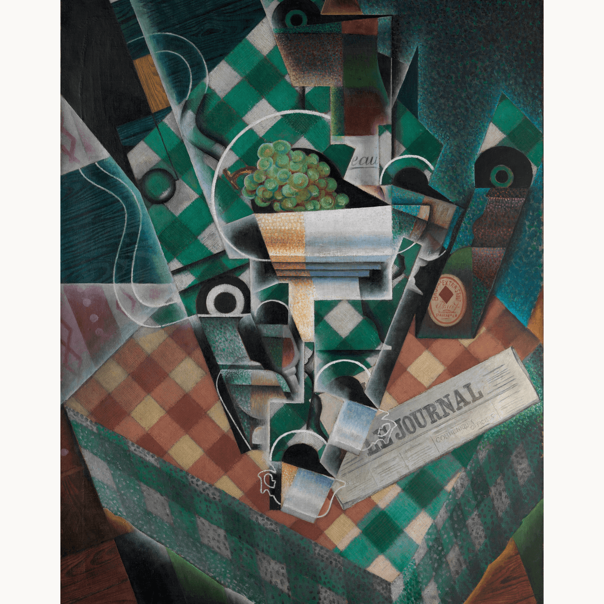Still Life with Checked Tablecloth by Juan Gris - Number Artist Paint by Numbers Kits