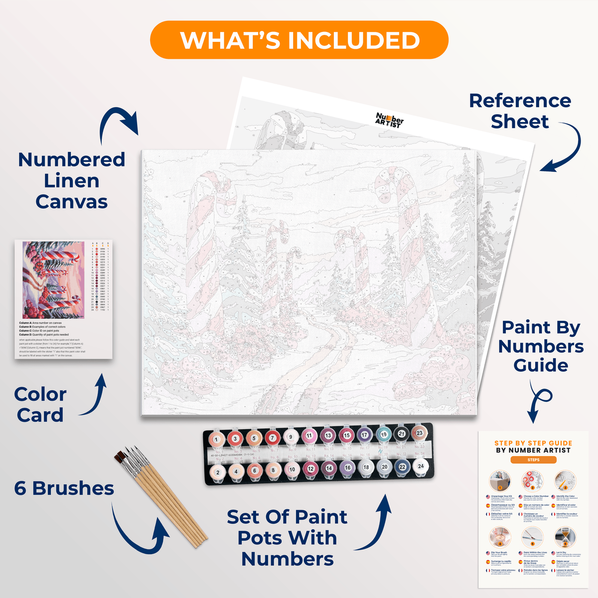 Sweet Journey - Number Artist Paint by Numbers Kits