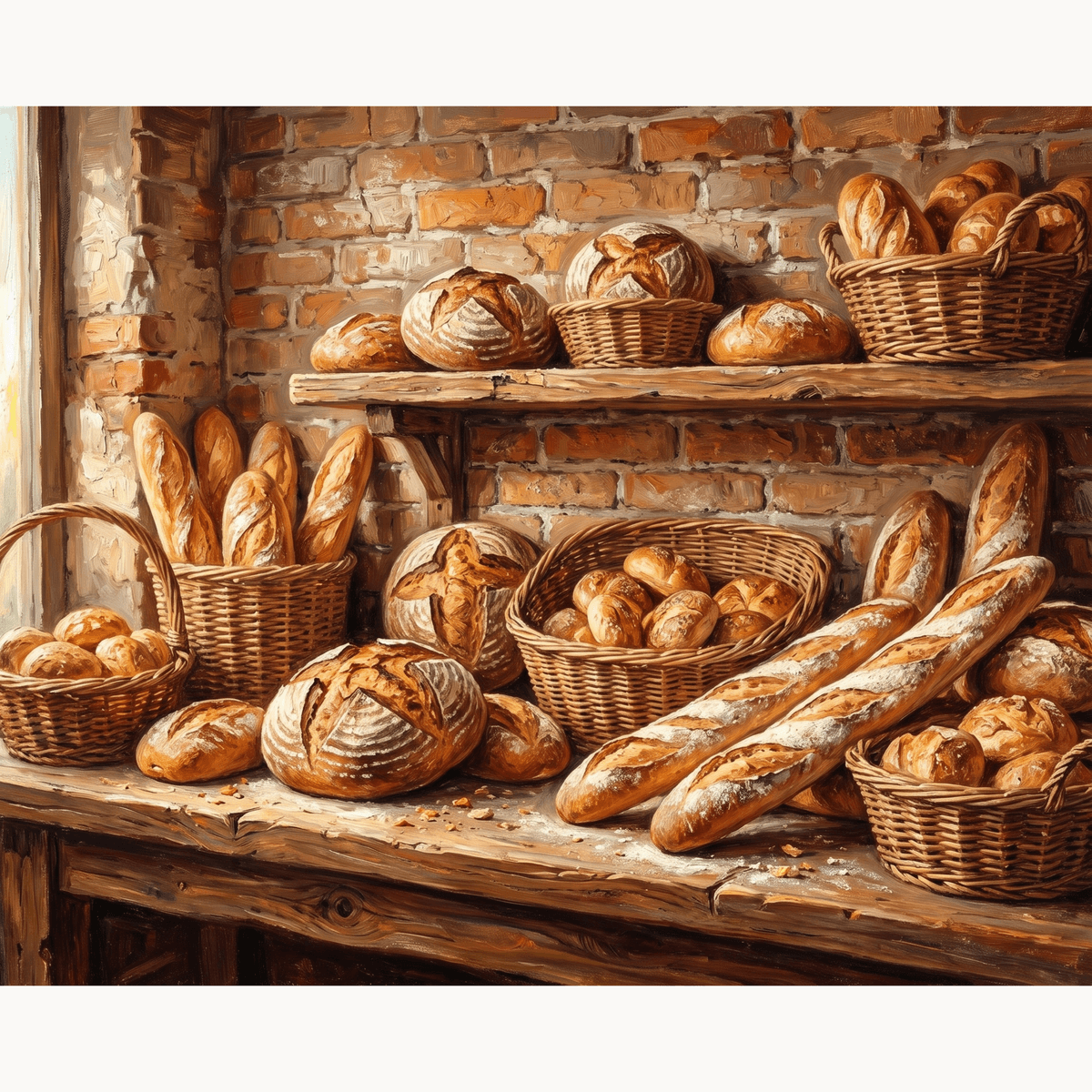Warm Bakery - Number Artist Paint by Numbers Kits