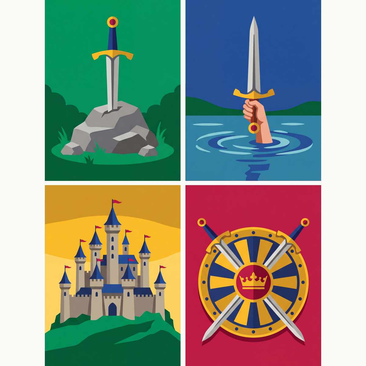 Arthurian Legend - Number Artist Paint by Numbers Kits