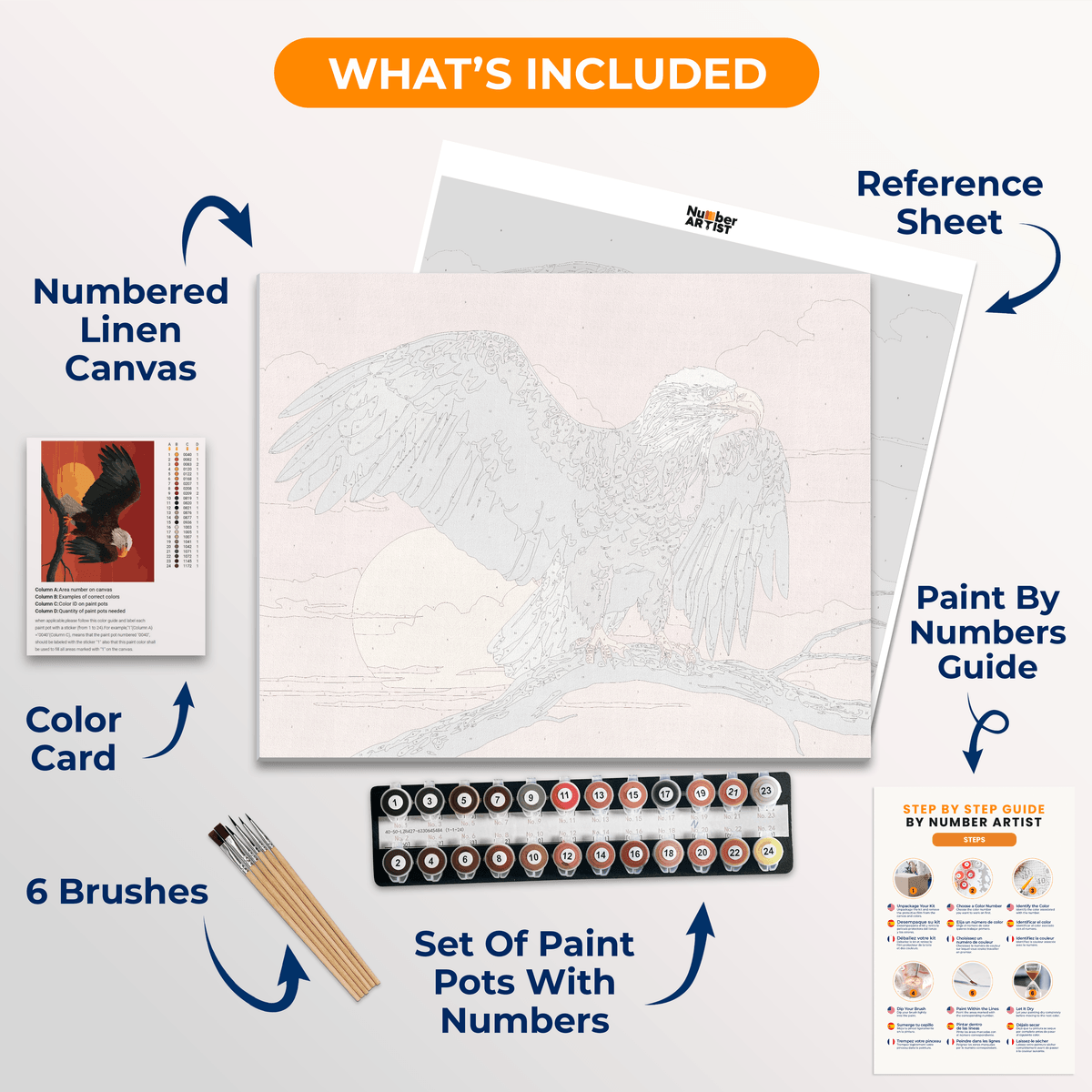 Wings of Freedom - Number Artist Paint by Numbers Kits