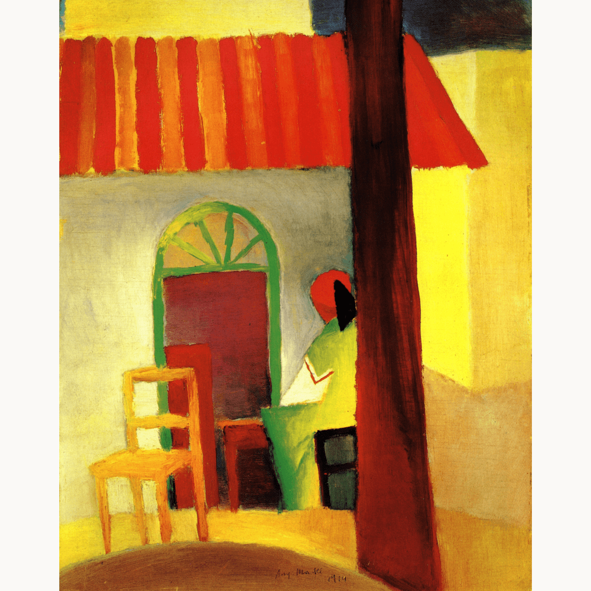 Turkish Café by August Macke - Number Artist Paint by Numbers Kits