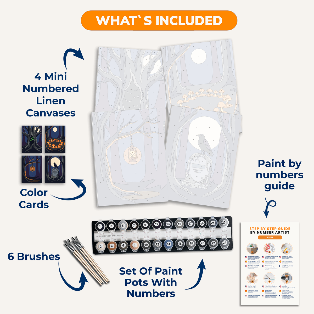 Hollow Tree - Number Artist Paint by Numbers Kits