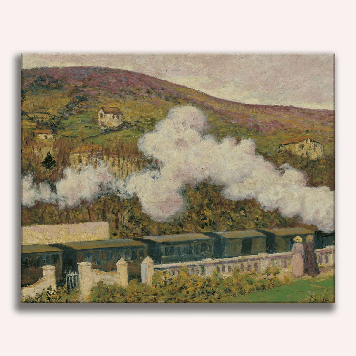 El Paso del Tren by Dario de Regoyos - Number Artist Paint by Numbers Kits
