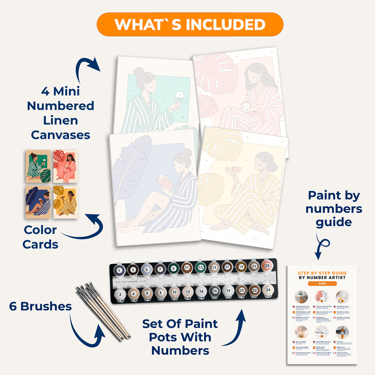 Cozy Escape - Number Artist Paint by Numbers Kits