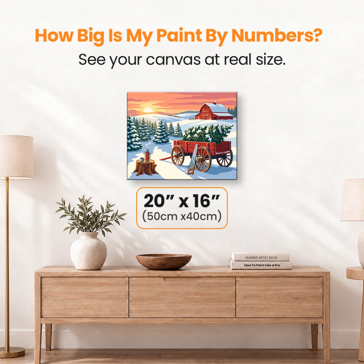 Picking Our Tree - Number Artist Paint by Numbers Kits