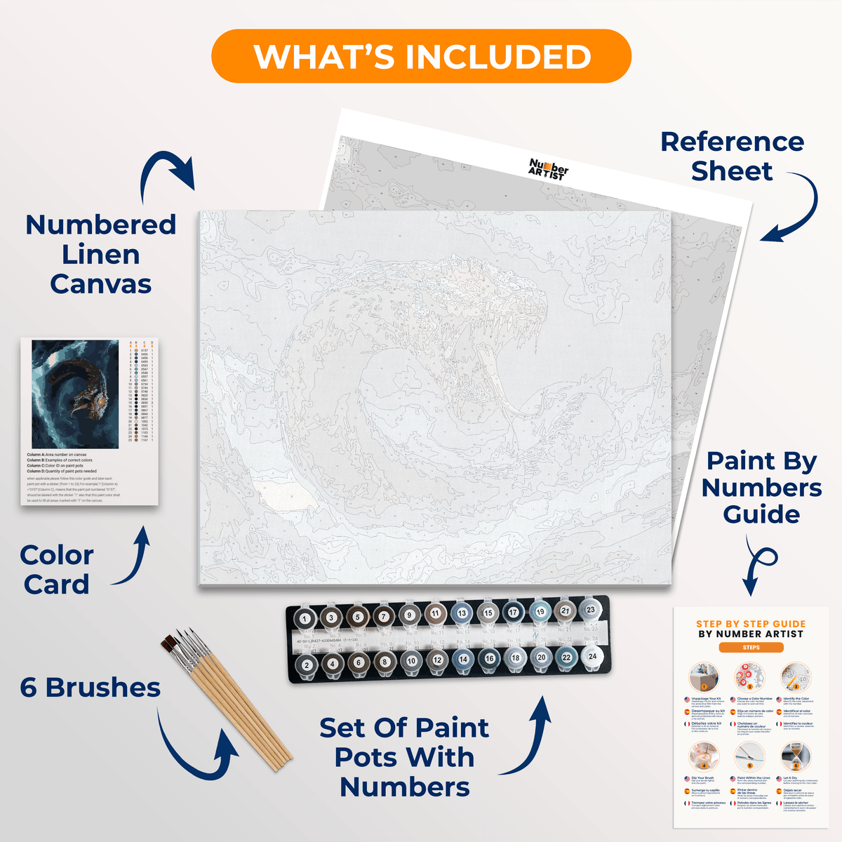 The World Serpent - Number Artist Paint by Numbers Kits