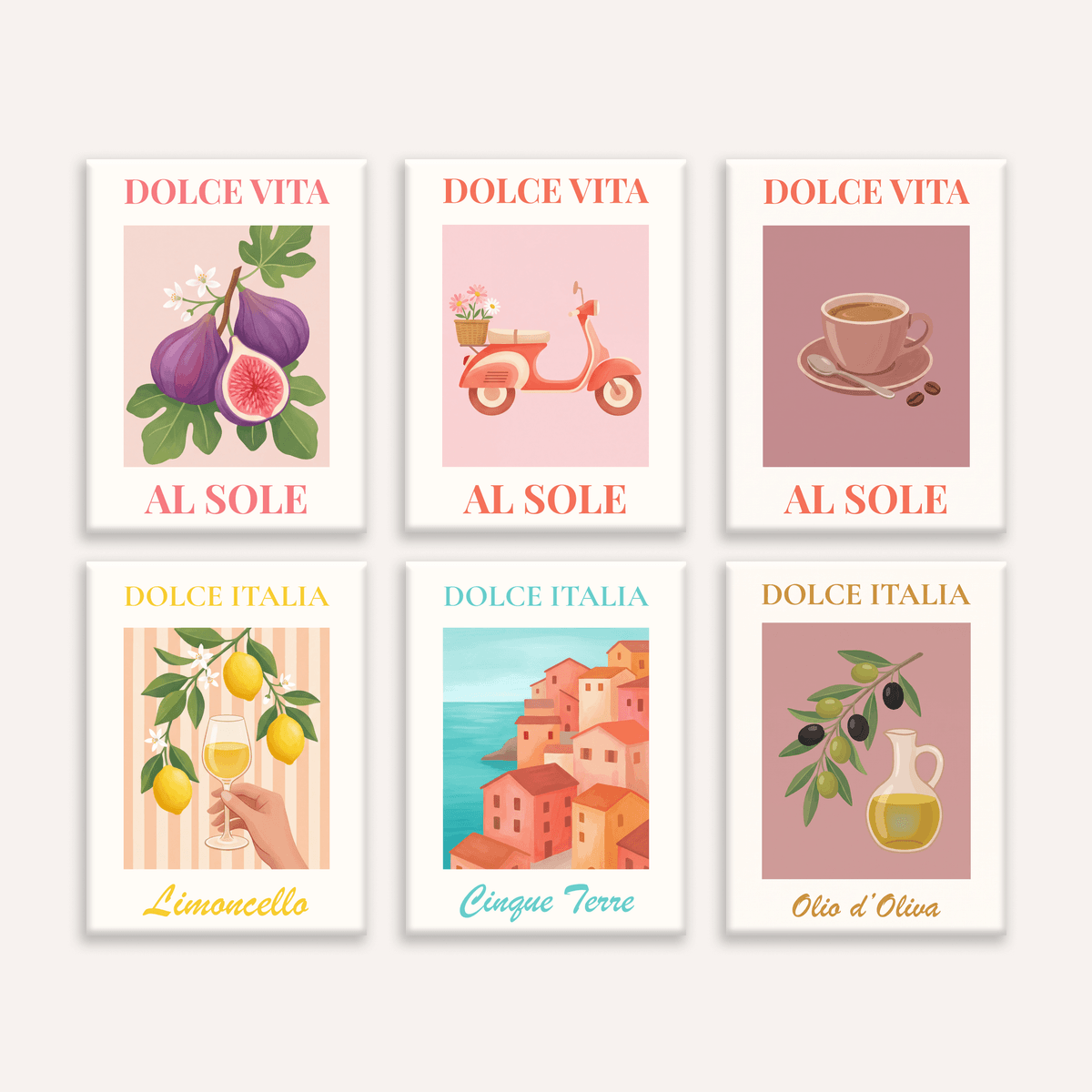 Dolce Vita - Number Artist Paint by Numbers Kits