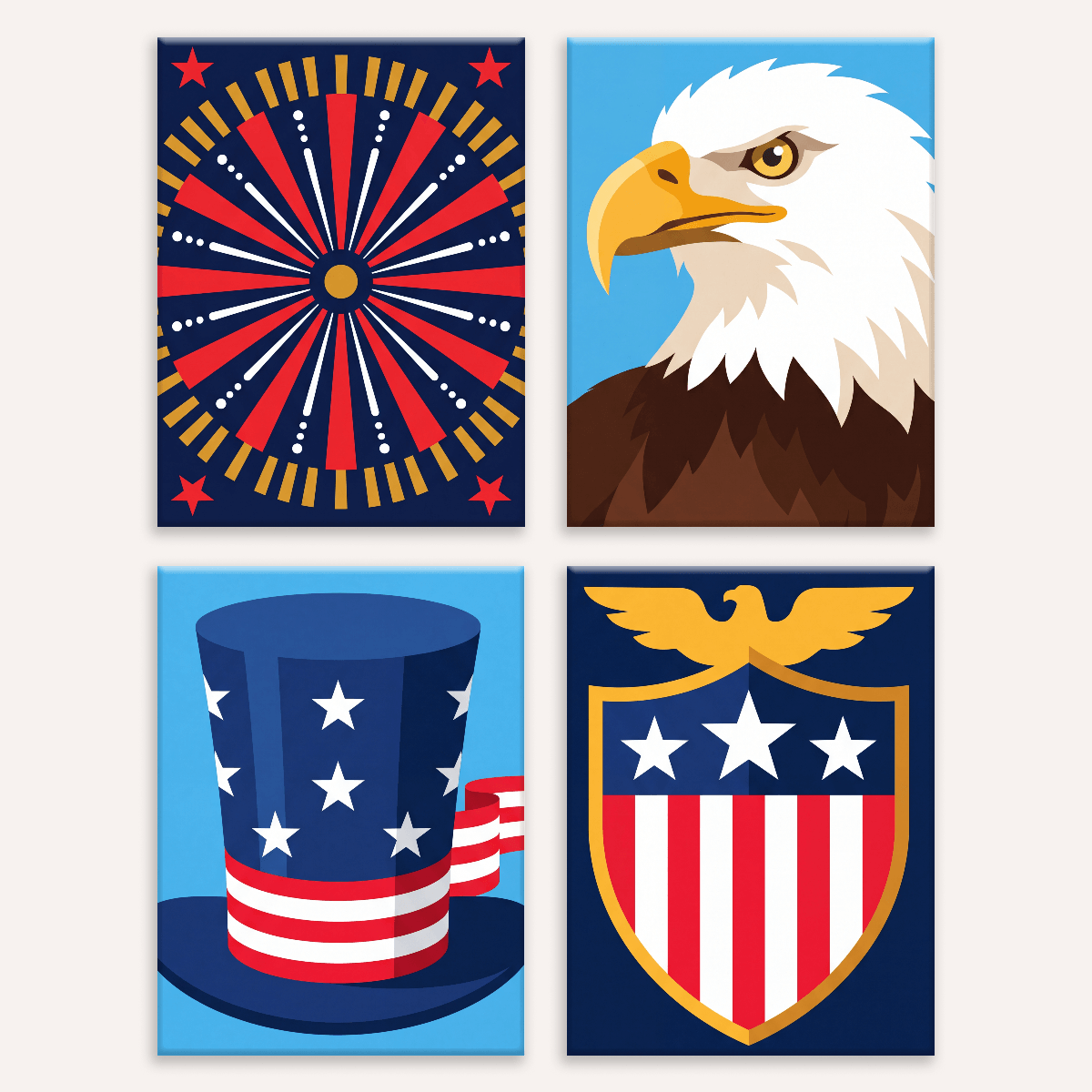 Proud Patriot - Number Artist Paint by Numbers Kits