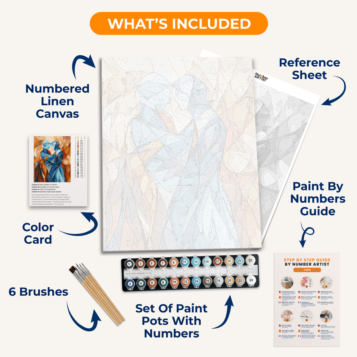 Soulmates - Number Artist Paint by Numbers Kits