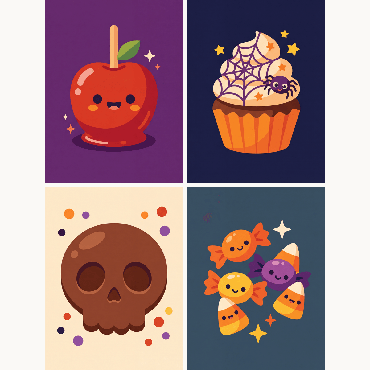 Sugared Spooks - Number Artist Paint by Numbers Kits