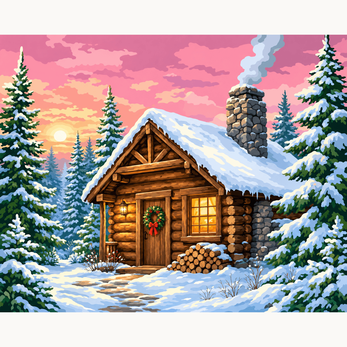 Cozy Hideaway - Number Artist Paint by Numbers Kits