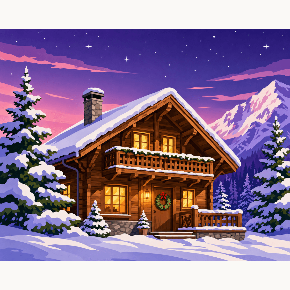 Cozy Getaway - Number Artist Paint by Numbers Kits