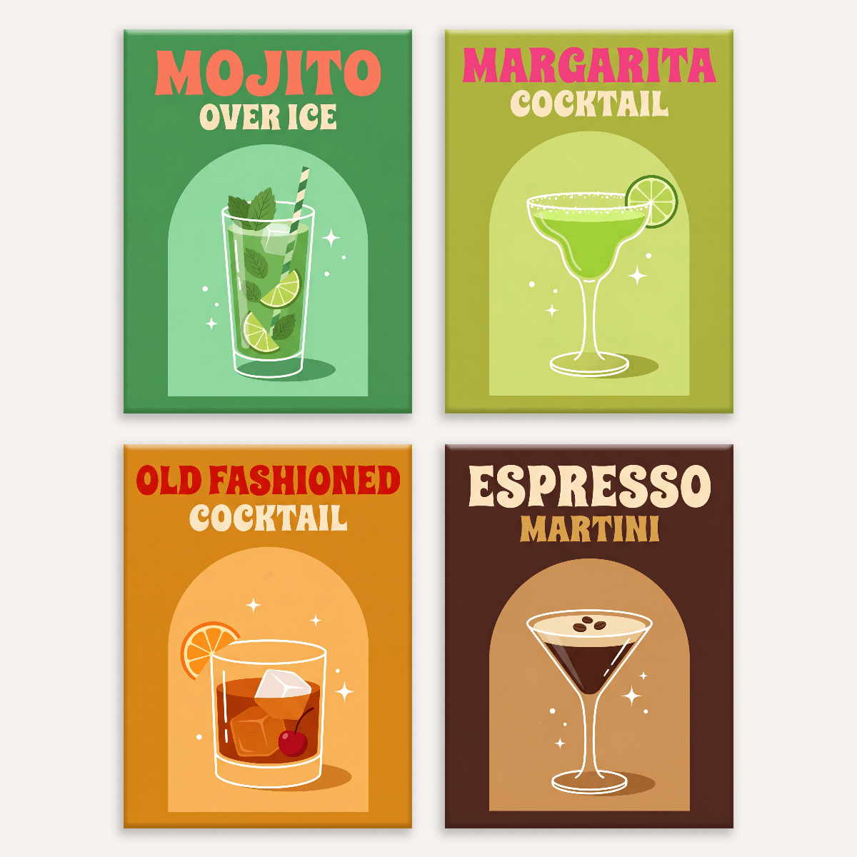 Cocktail Club - Number Artist Paint by Numbers Kits