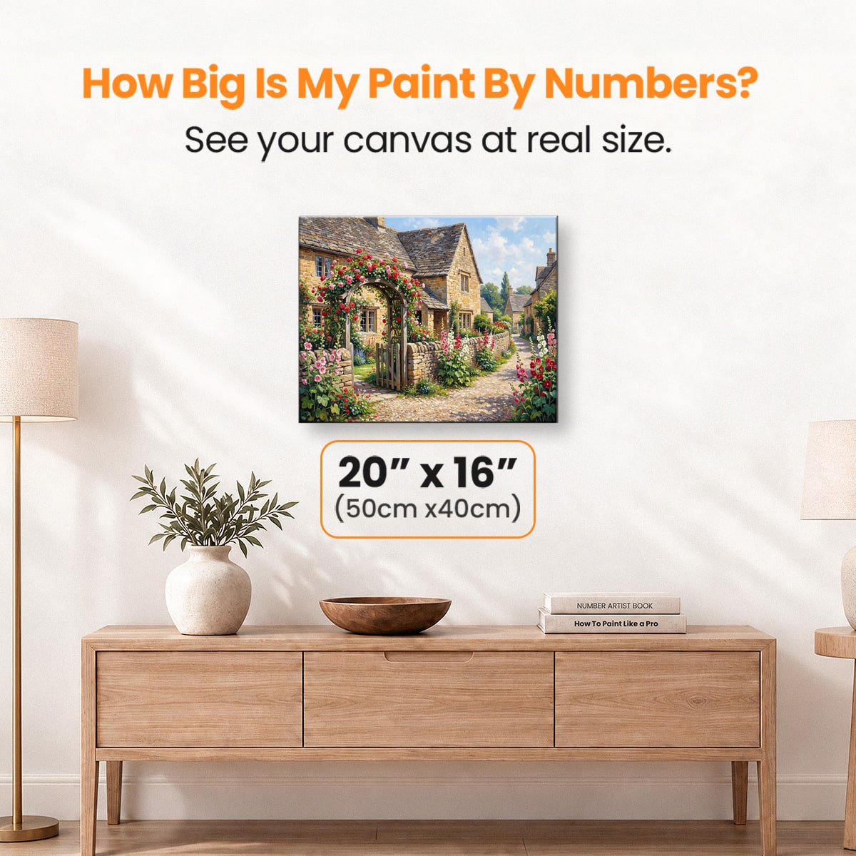 Cotswolds Cottage - Number Artist Paint by Numbers Kits