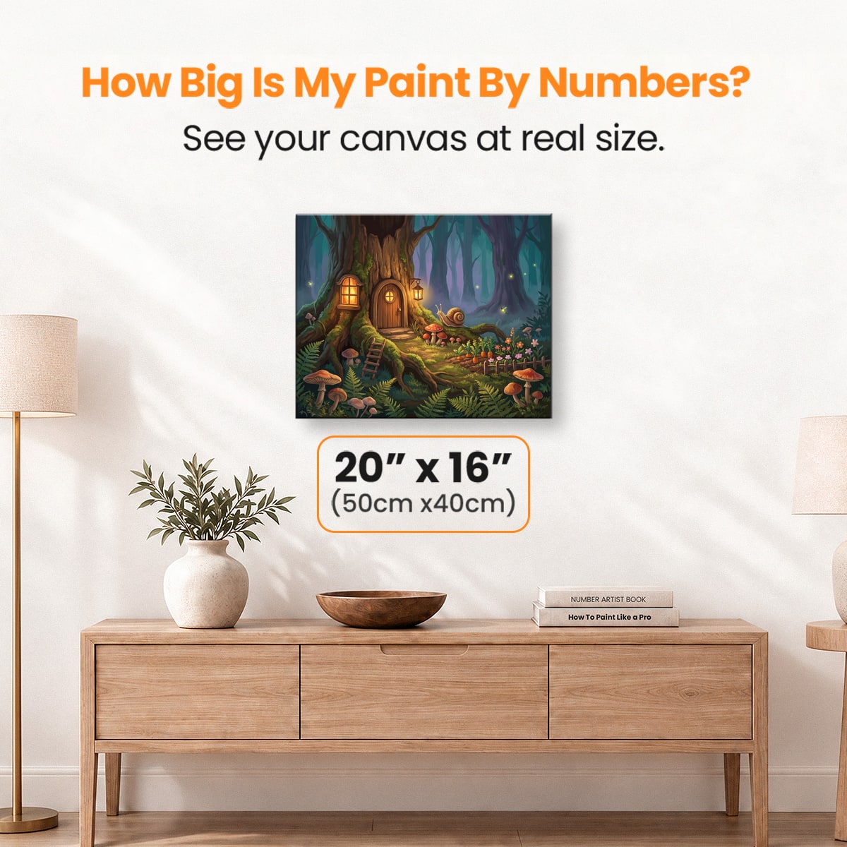 Cozy Gnome Home - Number Artist Paint by Numbers Kits