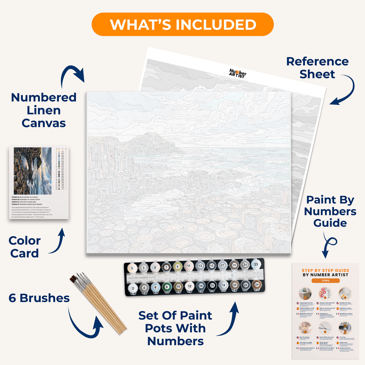 Causeway Stormlight - Number Artist Paint by Numbers Kits
