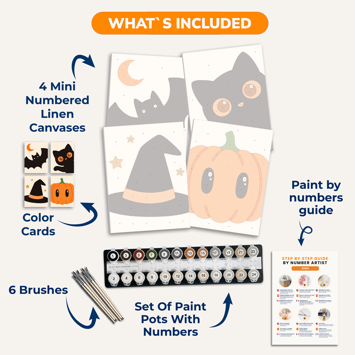 Boo Crew - Number Artist Paint by Numbers Kits