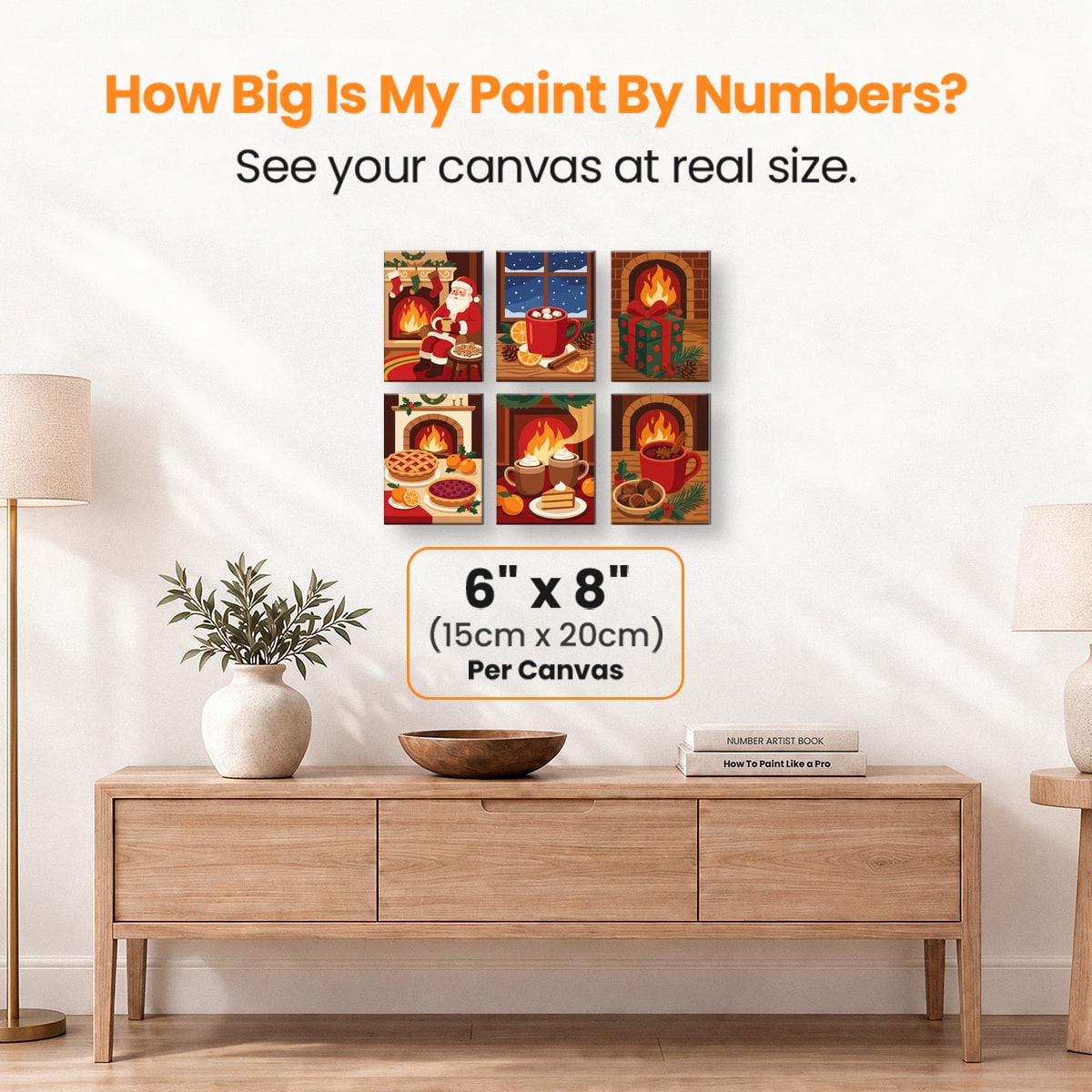 Fireside Magic - Number Artist Paint by Numbers Kits