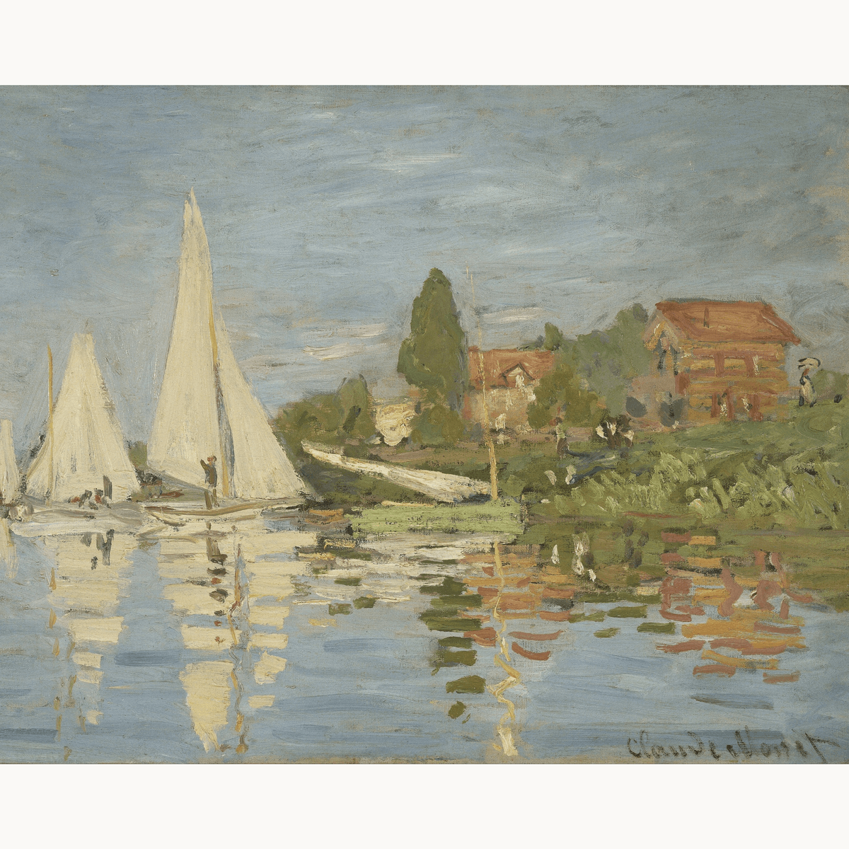Regattas at Argenteuil by Claude Monet - Number Artist Paint by Numbers Kits