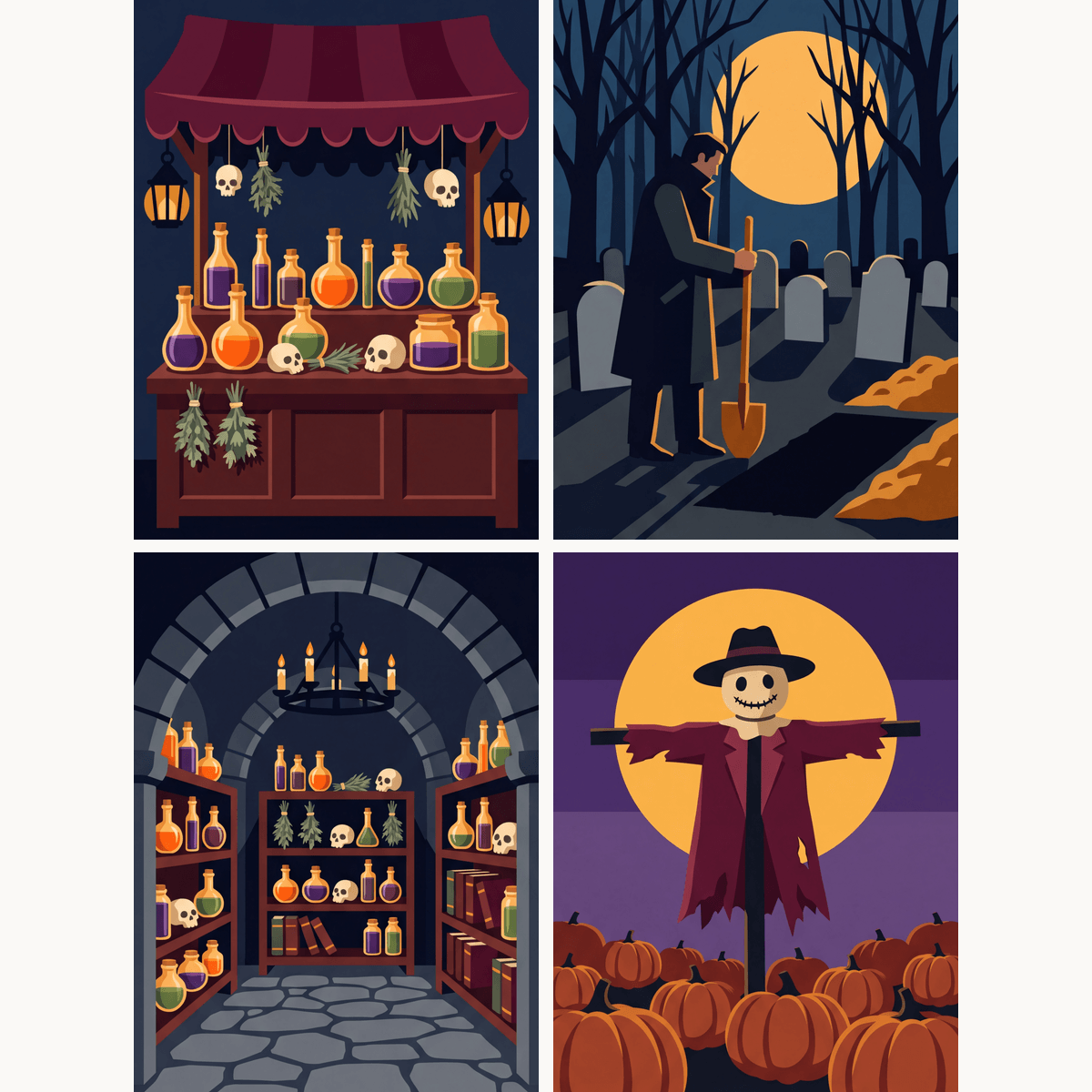 Witch's Apothecary - Number Artist Paint by Numbers Kits