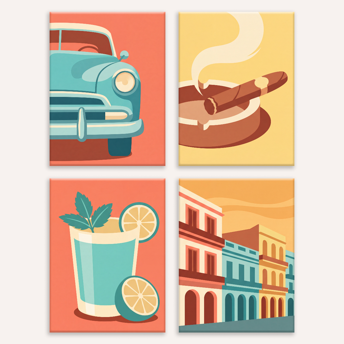 Havana Vibes - Number Artist Paint by Numbers Kits