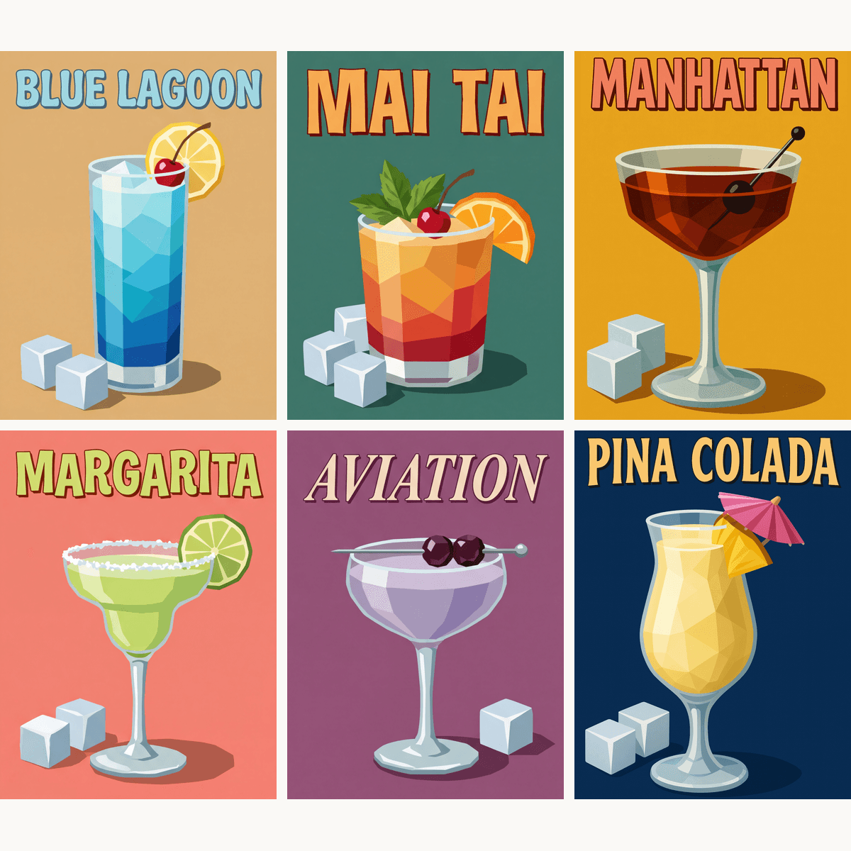 Shaken and Stirred - Number Artist Paint by Numbers Kits