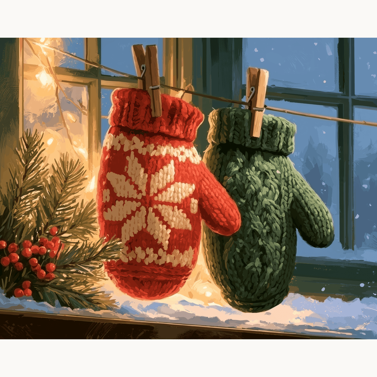 Cozy Pair - Number Artist Paint by Numbers Kits