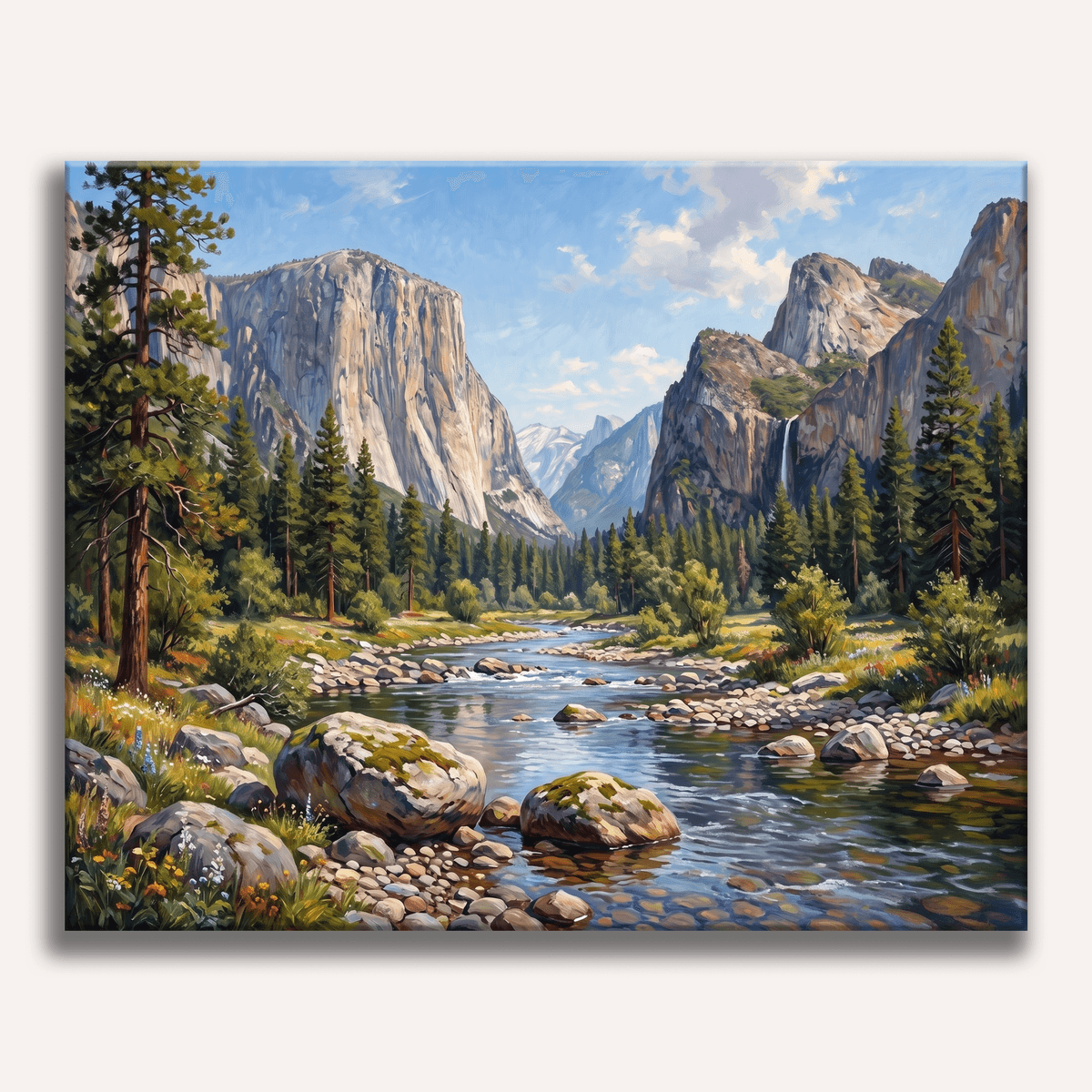 Granite River - Number Artist Paint by Numbers Kits
