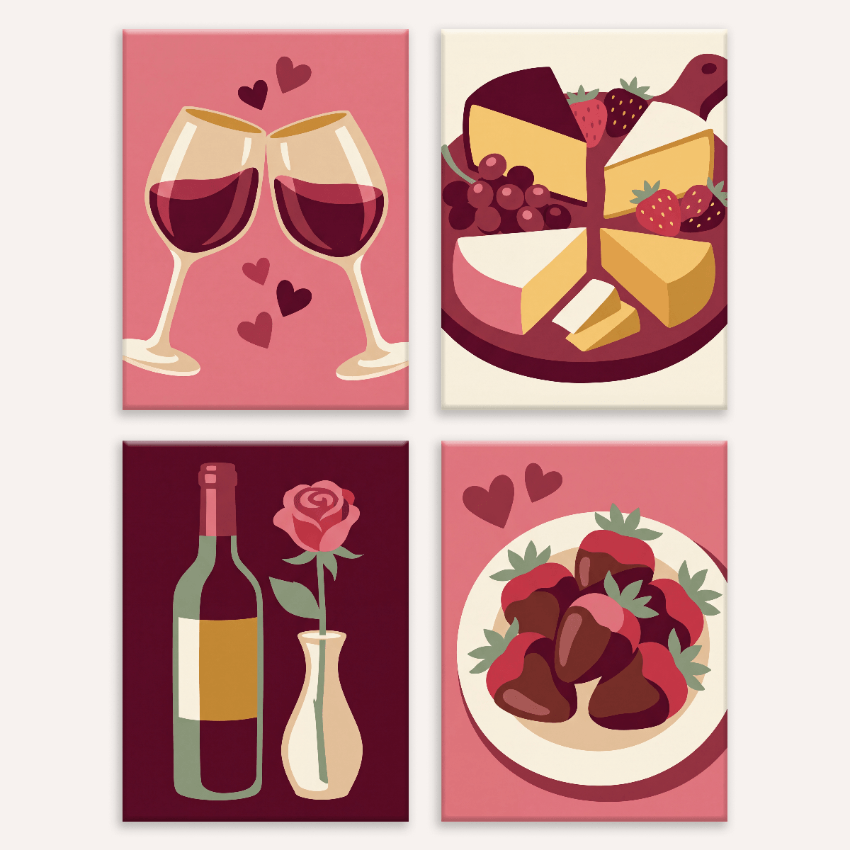 Dining Soulmates - Number Artist Paint by Numbers Kits