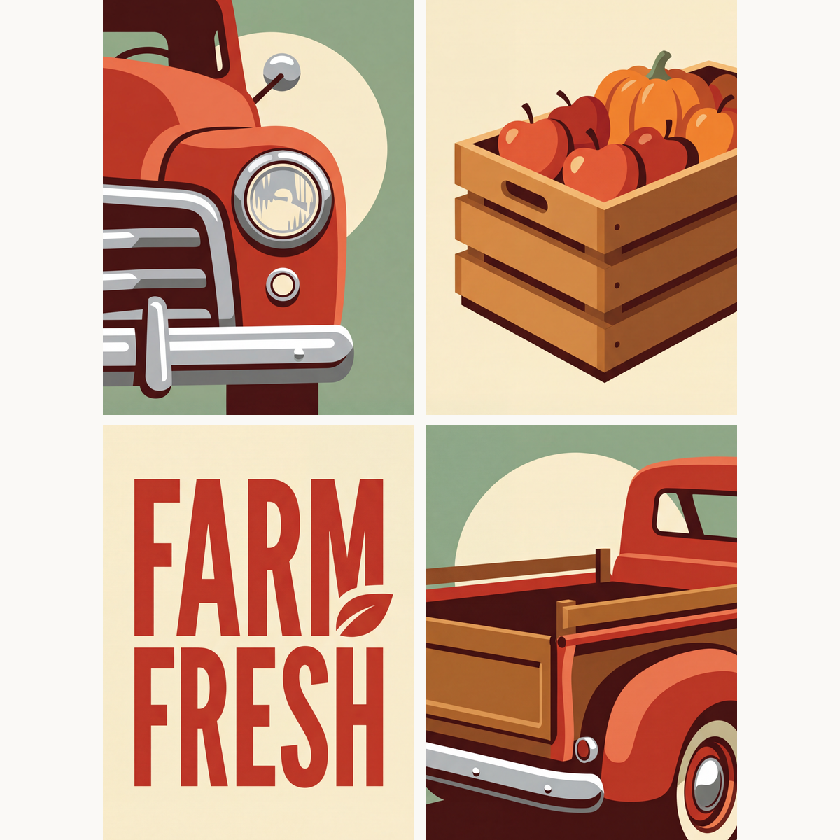 Farm Truck Life - Number Artist Paint by Numbers Kits