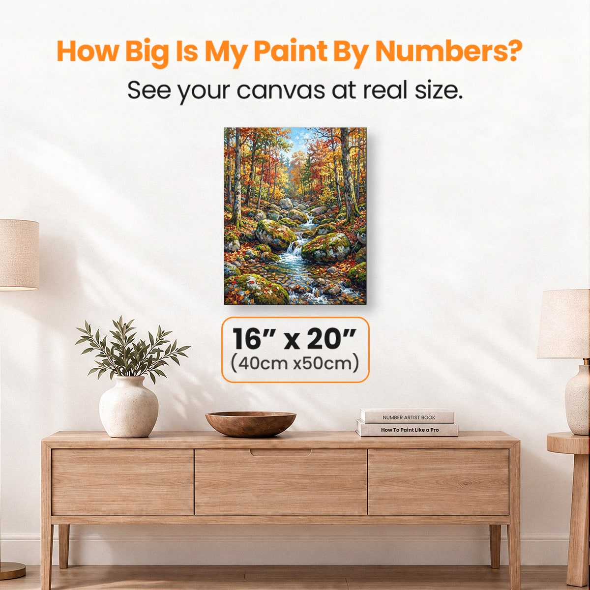 Mossy Creek - Number Artist Paint by Numbers Kits