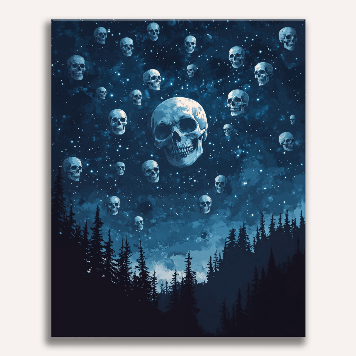 Skull Skies - Number Artist Paint by Numbers Kits