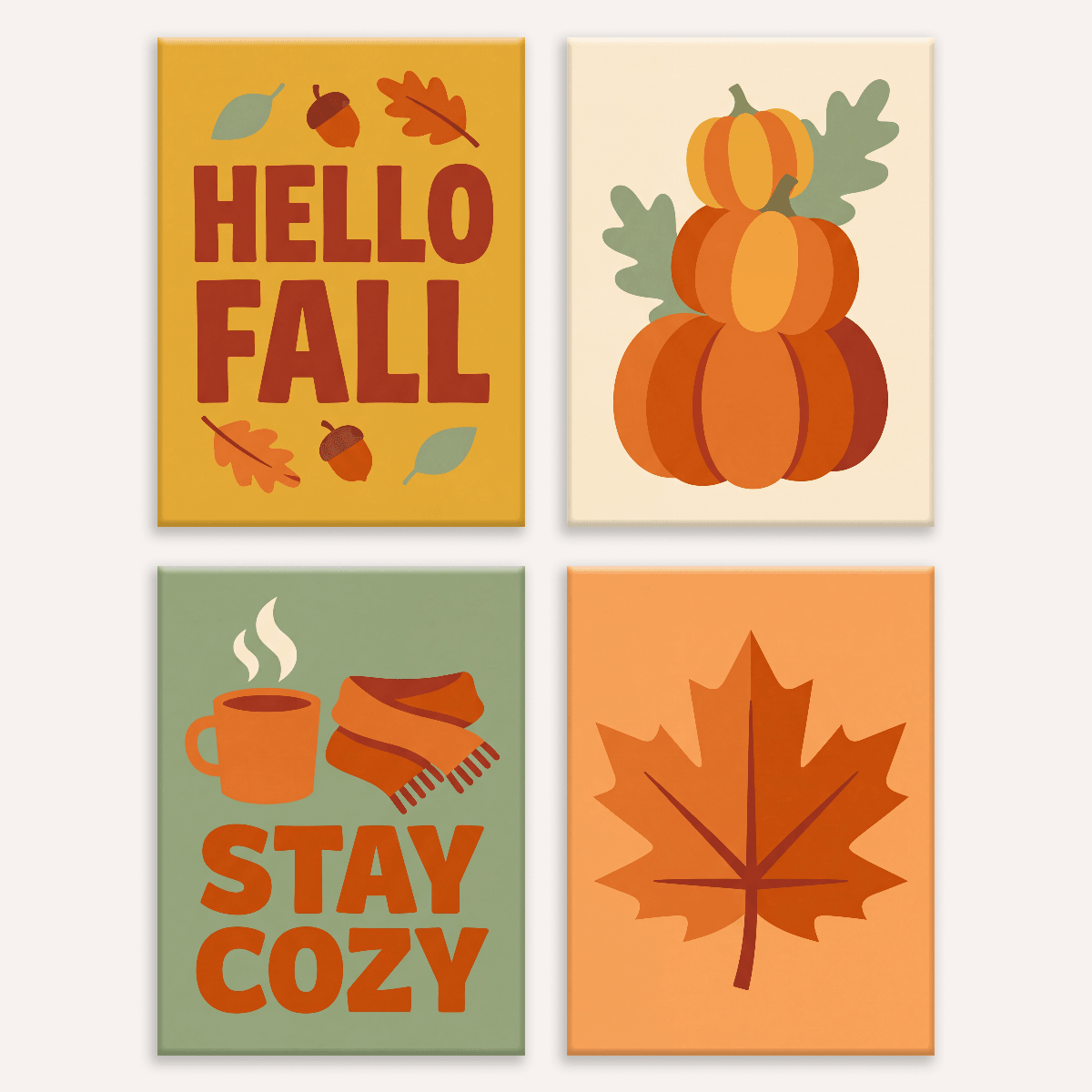 Hello Fall - Number Artist Paint by Numbers Kits