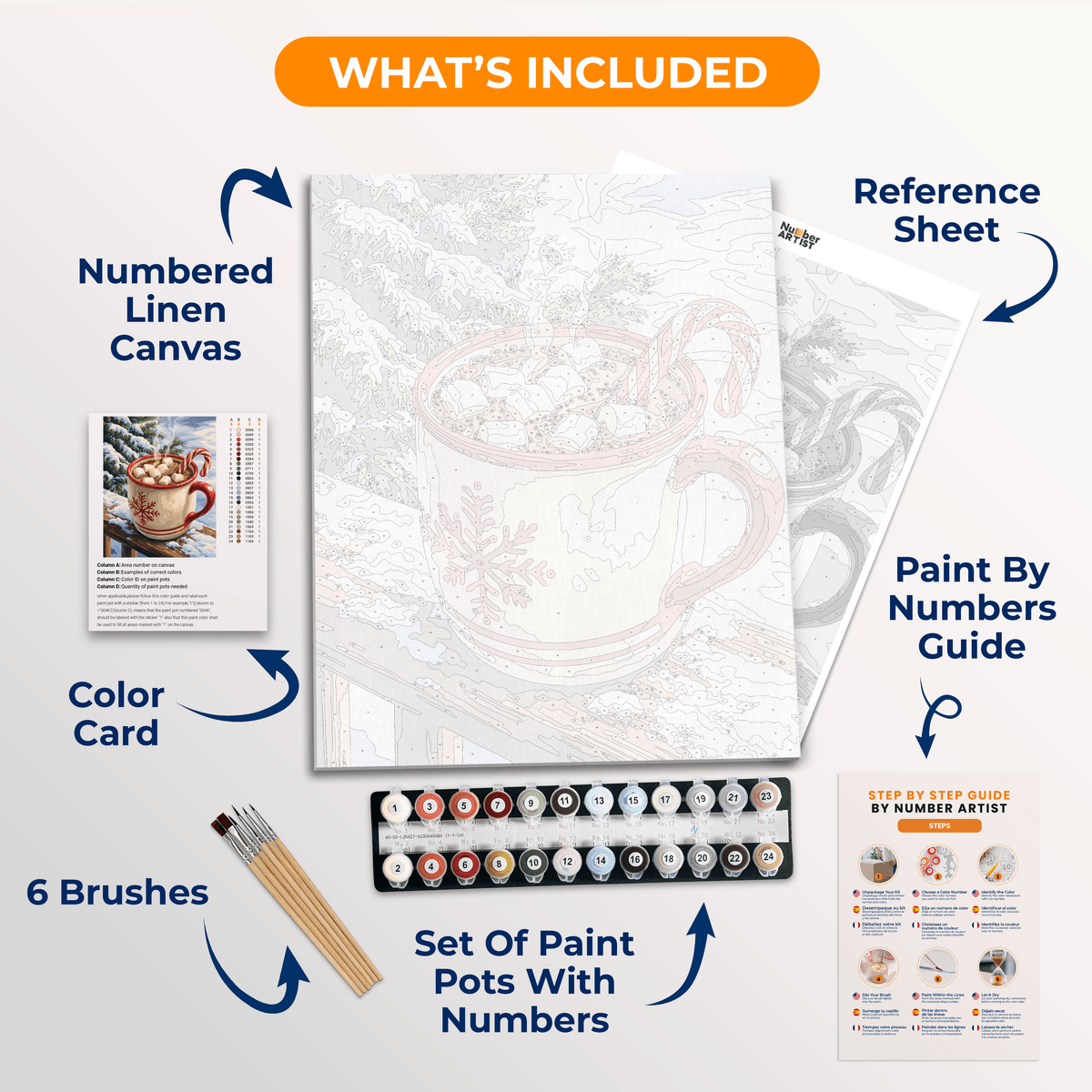 Sweet Comfort - Number Artist Paint by Numbers Kits