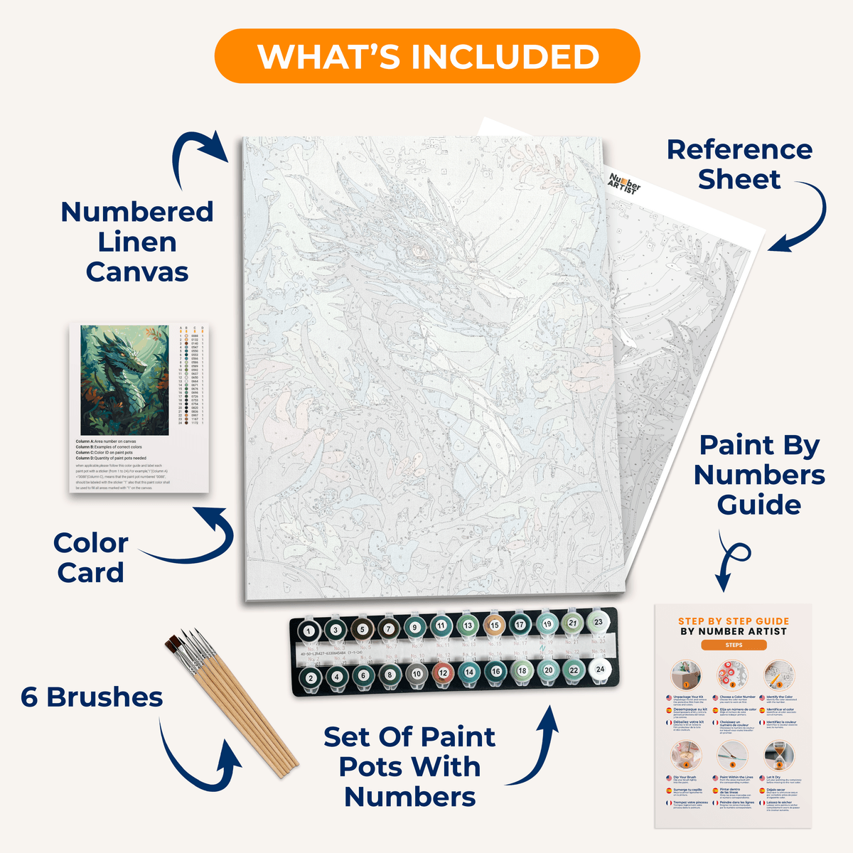 Underwater Guardian - Number Artist Paint by Numbers Kits
