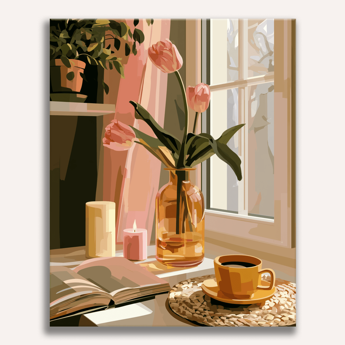 Slow Sunday Morning - Number Artist Paint by Numbers Kits