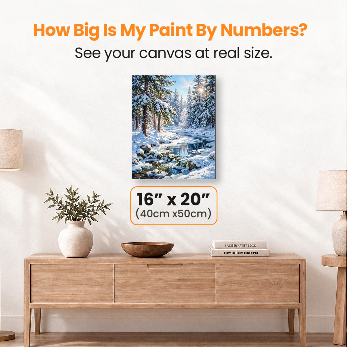 Winter Hush - Number Artist Paint by Numbers Kits