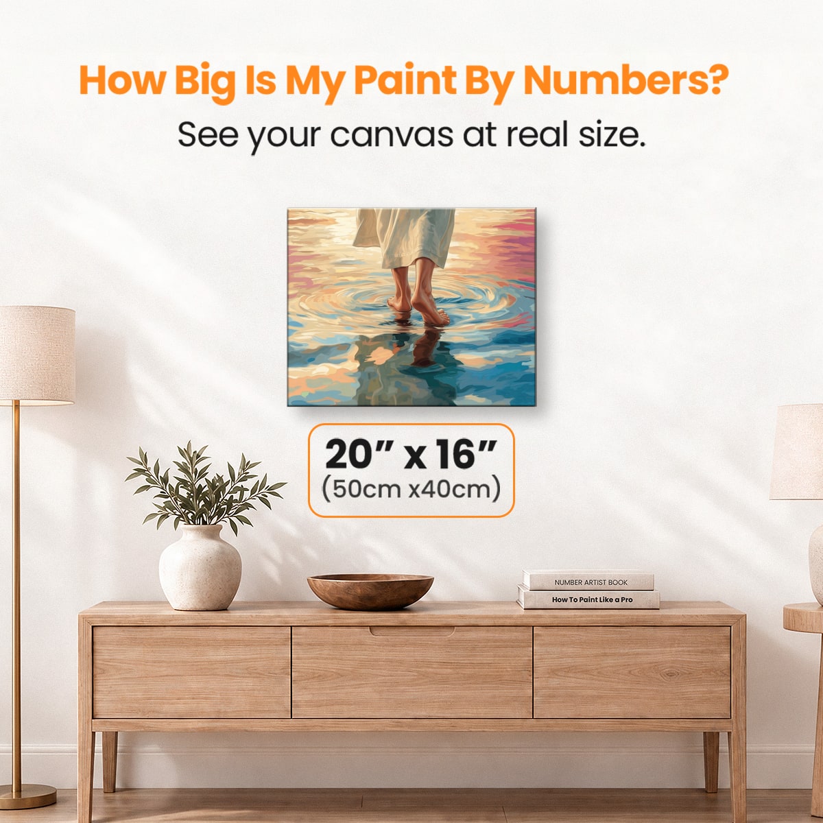 Water Steps - Number Artist Paint by Numbers Kits