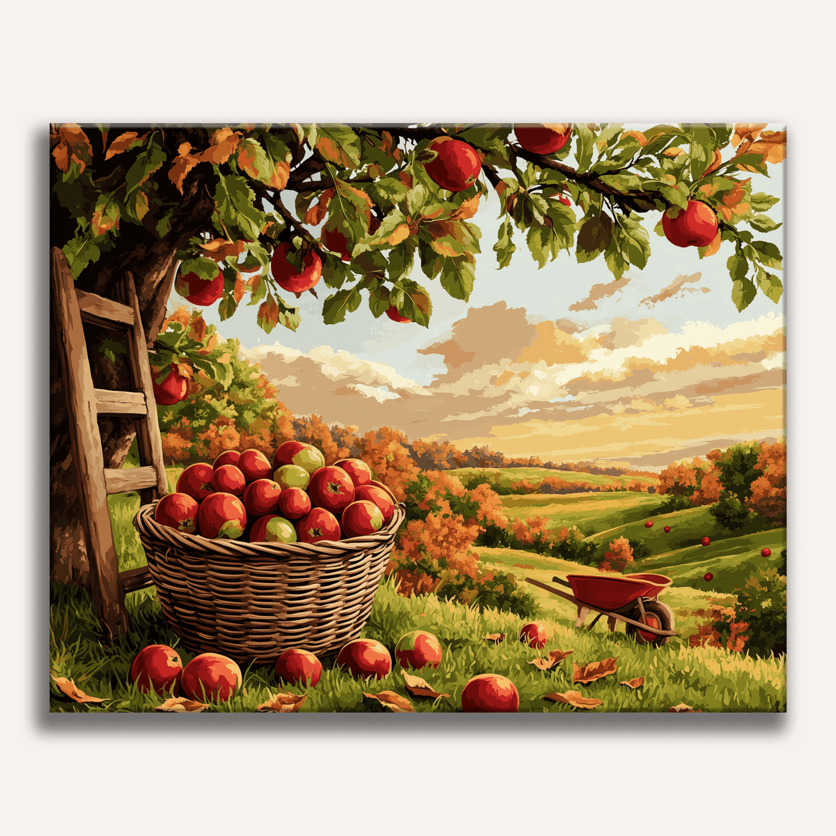 Apple Orchard - Number Artist Paint by Numbers Kits